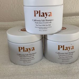 Playa California Salt Scalp Scrub Shampoo x 3 New and Sealed